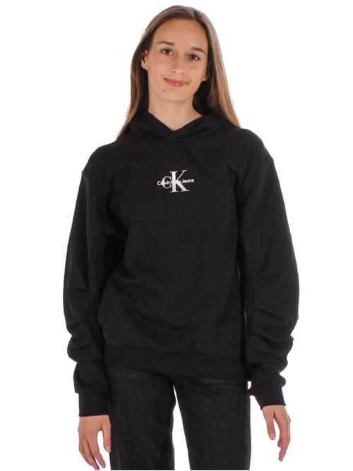 CALVIN KLEIN Girl Relaxed Cotton Sweatshirt CALVIN KLEIN | IG0IG02029BEH